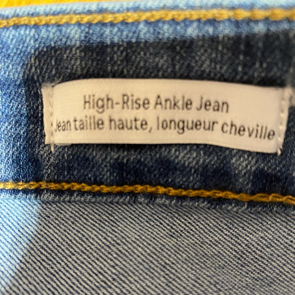 NWT Jessica Simpson High Rise Ankle Blue Jeans Size 10 - Picture 9 of 10